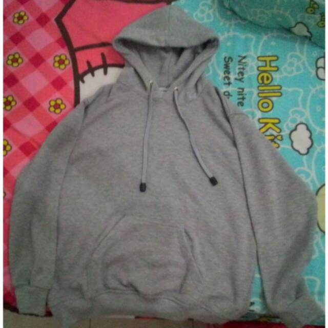 Hoodie abu abu