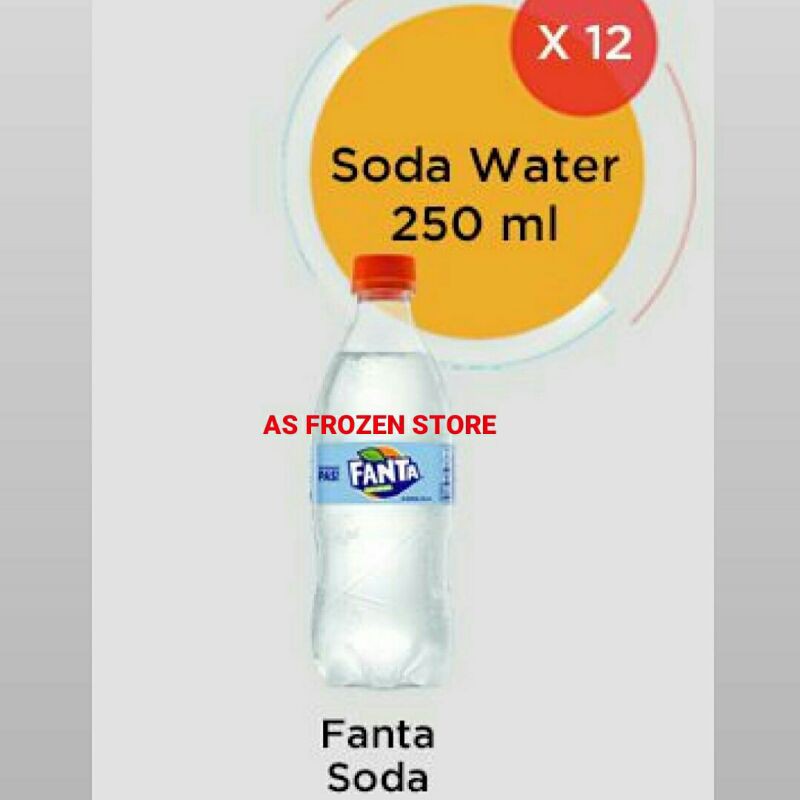 

Fanta Soda Water Pet 250ml / Fanta Air Soda Tawar Pet 250ml 1 karton 12 btl