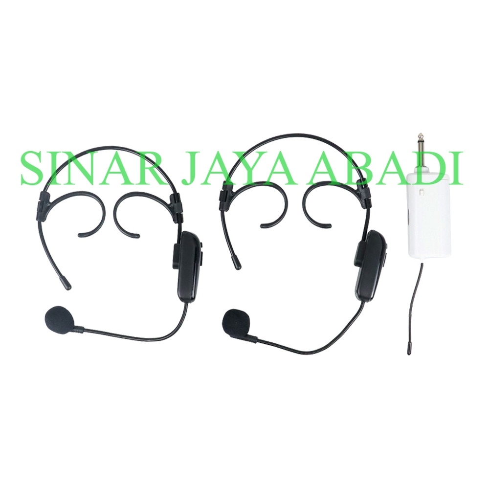 MIC IMAM BANDO UHF Wireless Microphone Headset Mini Portable Tour Guide