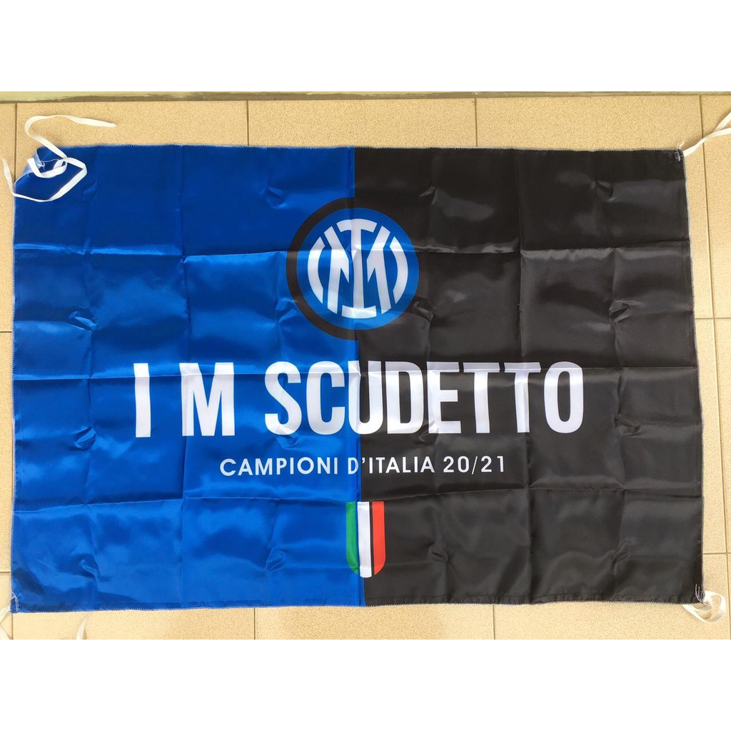 BENDERA INTER MILAN SCUDETTO BISA CUSTOM
