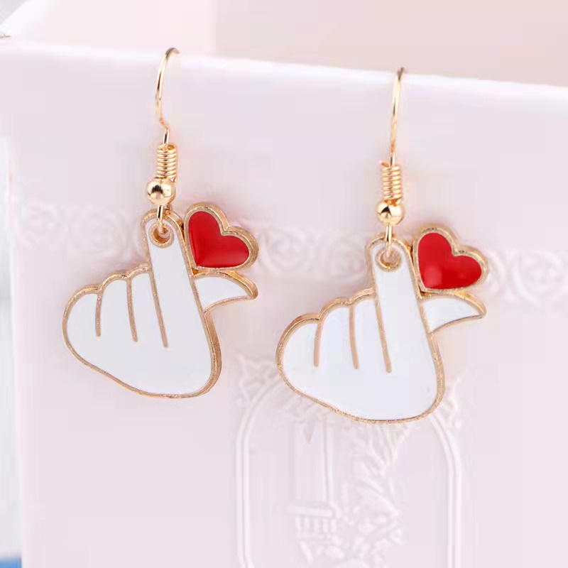 Anting Hook Wanita Kekenian - Anting Wanita Saranghae Korean Style Fashion Import