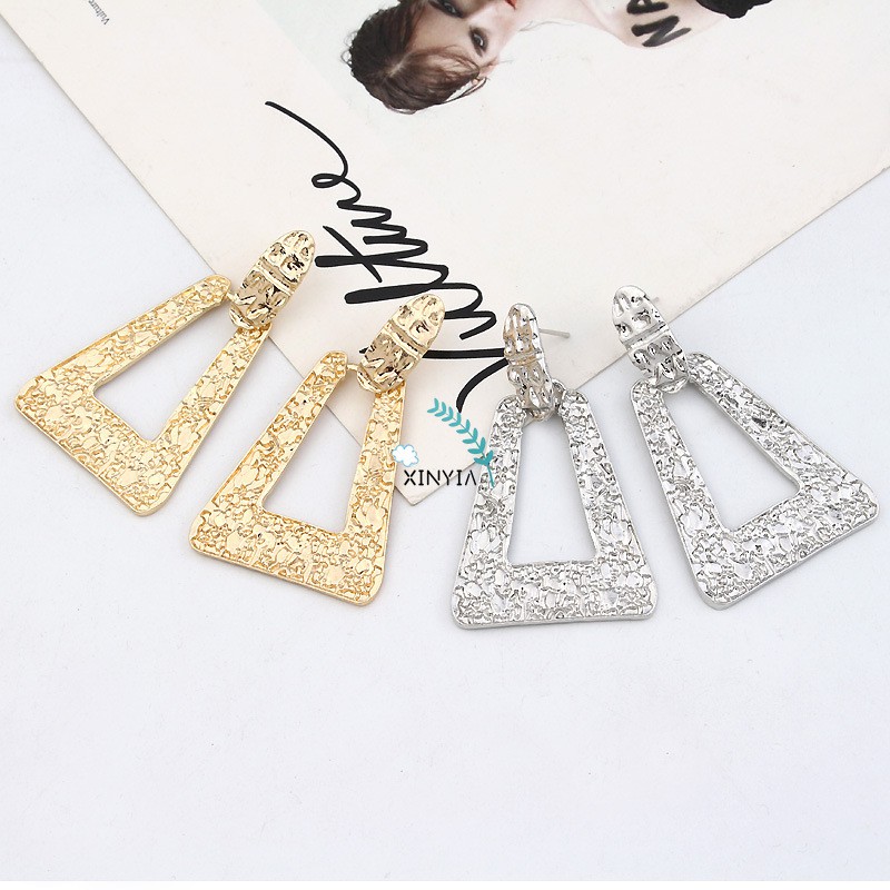 Perhiasan Anting Korea Panjang Trapesium Anting Fashion Untuk Wanita Earrings