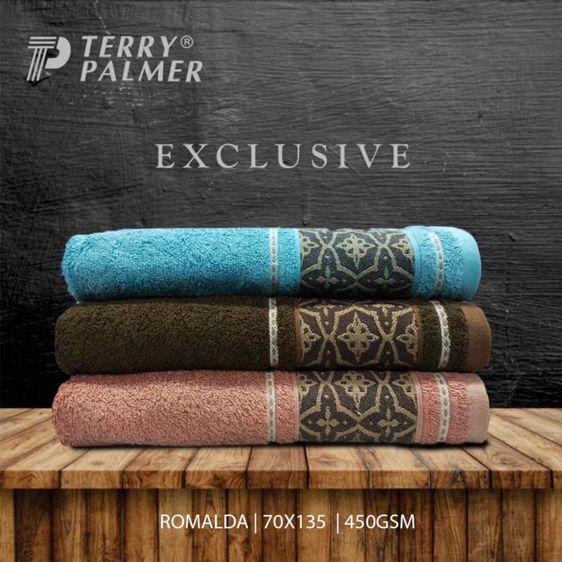 ORIGINAL Handuk Terry Palmer Exclusive Premium 50x100 Original Terry Palmer Merah Putih Handuk Anak Handuk Dewasa Handuk Travel Handuk Original