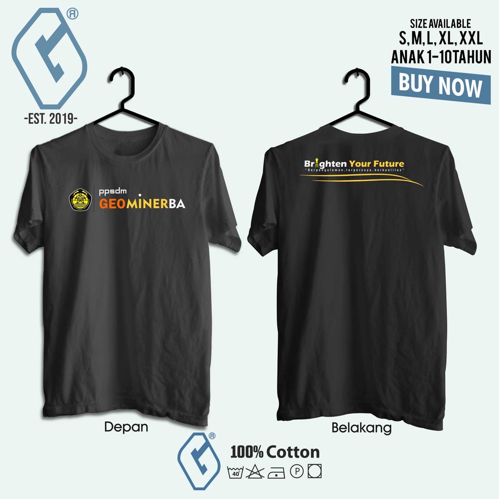kaos ppsdm geominerba / baju distro geominerba ppsdm
