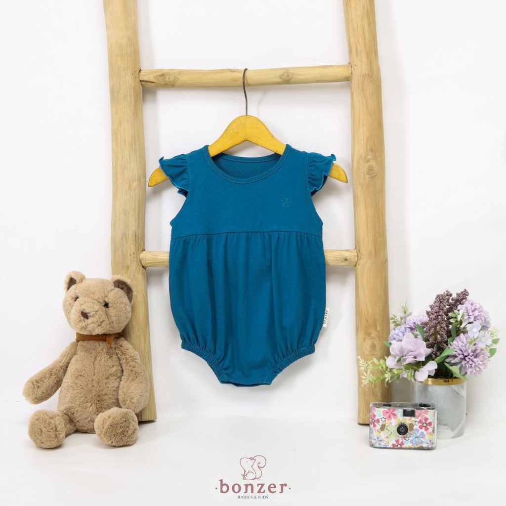 PROMO 7.7 PROMO BAJU LEBARAN MURAH BONZER Ruffle Jumpsuit Romper bayi, Jumpsuit bayi, jumper bayi, Pakaian bayi perempuan Part2