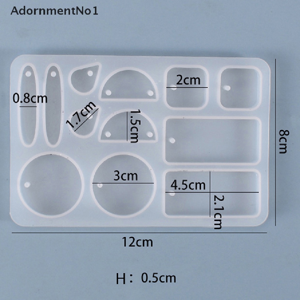 (AdornmentNo1) Cetakan Silikon Untuk Membuat Perhiasan Anting Gantung DIY