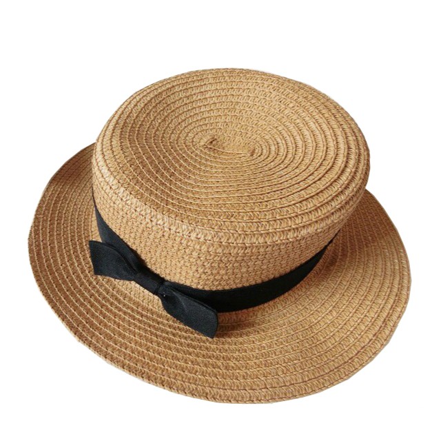TP001 Classic Boater Hat Dewasa Topi Pantai Topi Fashion TP001 Classic Boater Hat Dewasa Topi Pantai Topi Fashion
