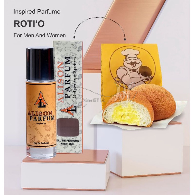 Alison Parfum Aroma Roti'O Coffee Vanilla Minyak Wangi Pria/Wanita unisex