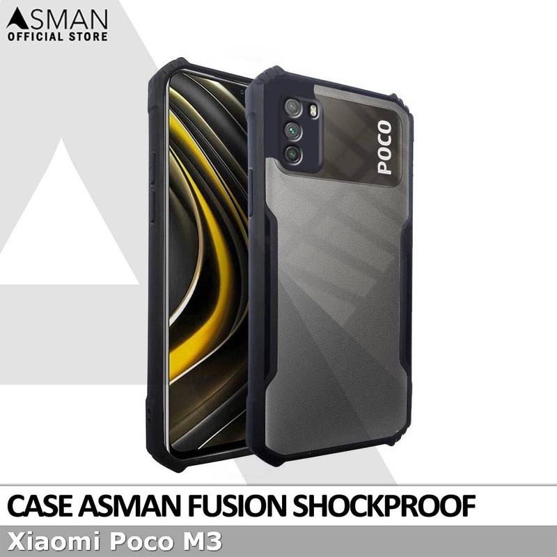 Asman Fusion Xiaomi Poco M3 Case Premium Amor Acrylic