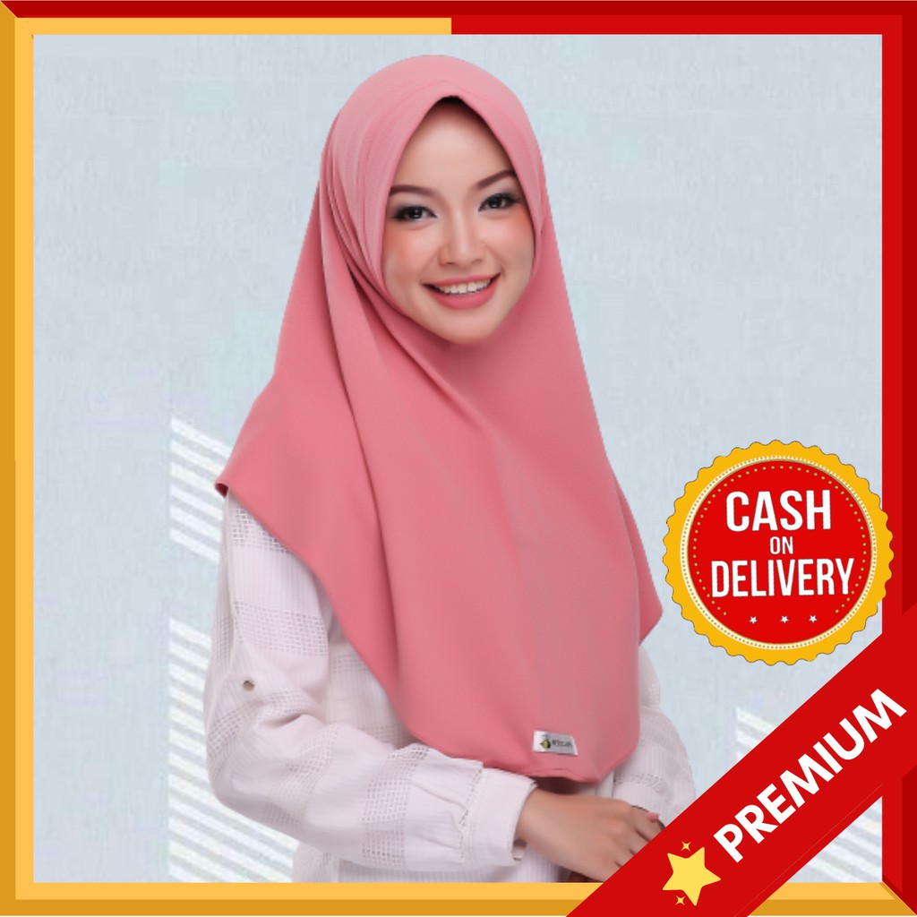 Hijab Instan Polos Syafeya Bahan Stella  Crepe Hijab  Hijab Instan Polos Syafeya Bahan Stella  Crepe Hijab