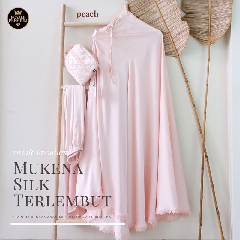 Mukena Silk Royale Premium - Peach