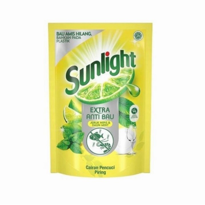 Sunlight extra anti bau jeruk nipis & daun mint 210ml