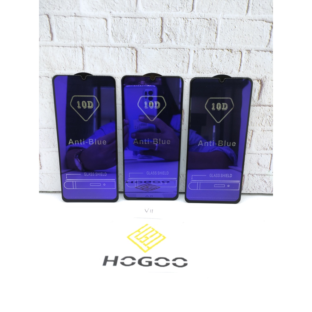 Tempered Glass 10D Anti Blue Anti Radiasi VIVO V15/17PRO/V19/V9/S1/Z1PRO/Y17/Y19/Y81/Y83/Y91/Y20i