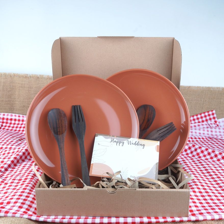 Piring Makan Set Hampers/Gift Box H High Quality