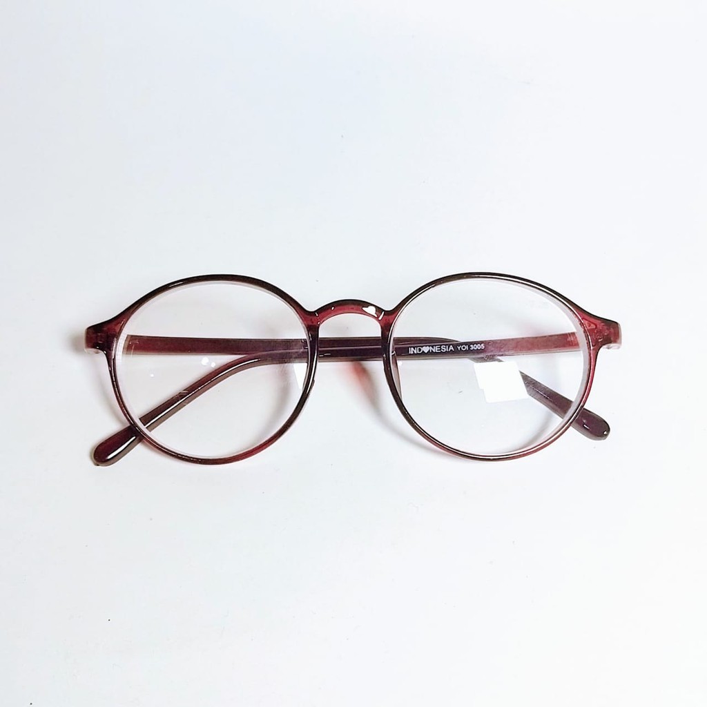 Kacamata Minus Optik, Jarak Jauh 0.50 sampai 400, Pria Wanita, Unisex, Frame 0val, Murah