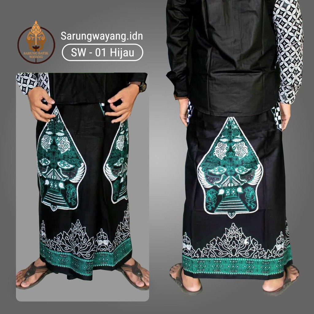 SARUNG BATIK PRIA | SARUNG BATIK WAYANG GUNUNGAN | SARUNG BATIK WAYANG | sarungbatikidn