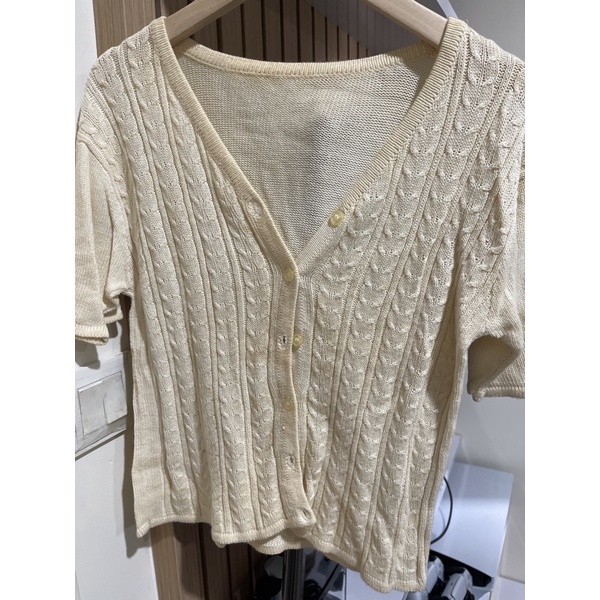 preloved cardigan wanita lengan pendek