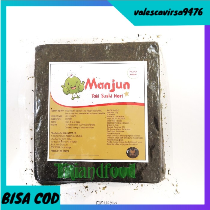 

⭐BISA COD⭐ Nori rumput laut