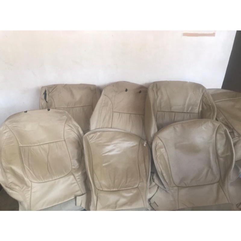 SARUNG JOK MOBIL PAJERO SPORT (KULIT BAWAAN PABRIKAN)