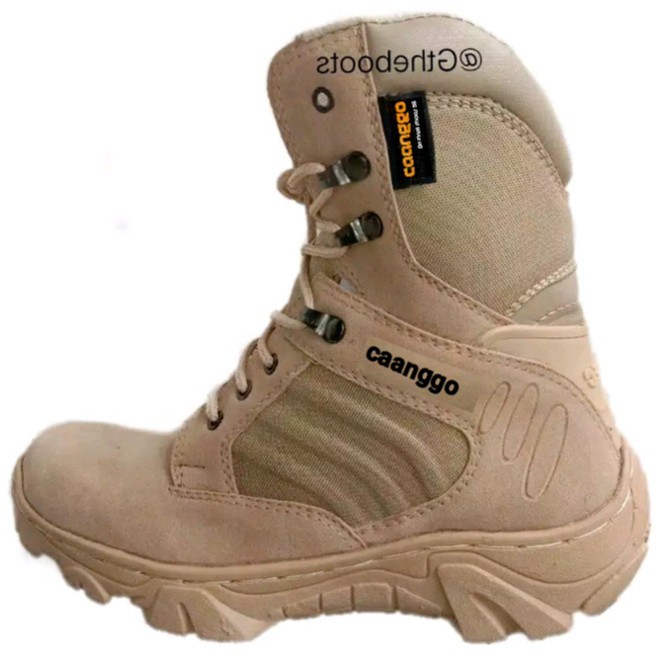 SAPTU  PRIA  PDL TACTICAL SAFETY MODEL BOOTS 8 INC WARNA CREAM ORIGINAL CAANGGO TERBAIK