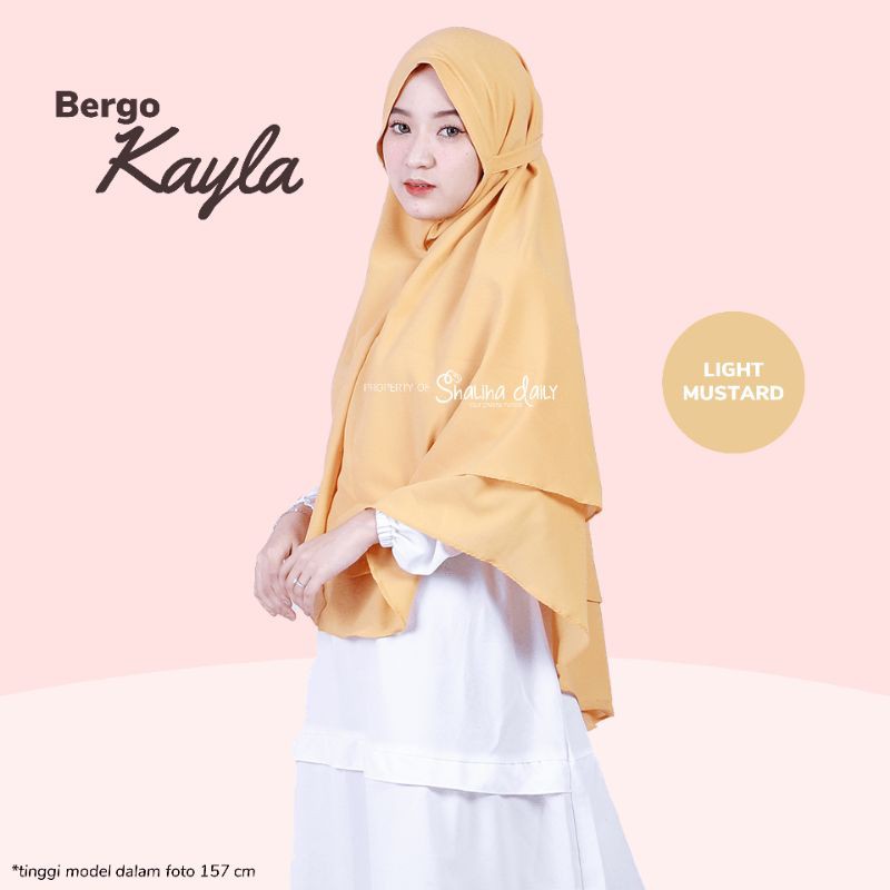 Daily Khimar Kayla / Hijab Instan / Hijab Khimar / Hijab Muslimah / Khimar Syar'i