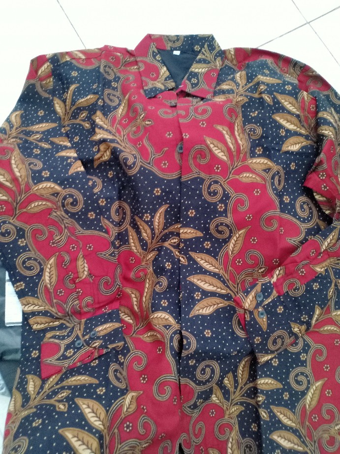 Aswomulyo Kemeja Batik Pria Full Furing Bahan Katun Primisima