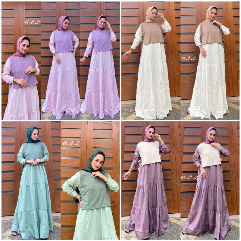 Dress Gamis Rompi by NEW OZ Original