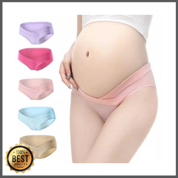 Celana Dalam Hamil  / CD Hamil Low Waist Maternity Panty / CD Ibu Hamil Sepinggul ASLI Berkualitas