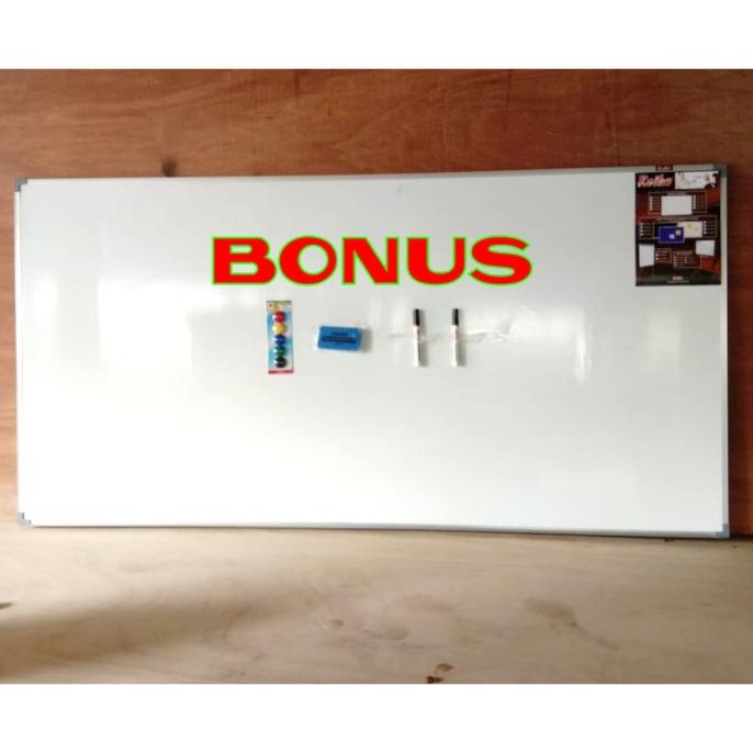

Whiteboard Magnetic Keiko Hanger uk 120x240 Free Spidol,hapusan,Magnet