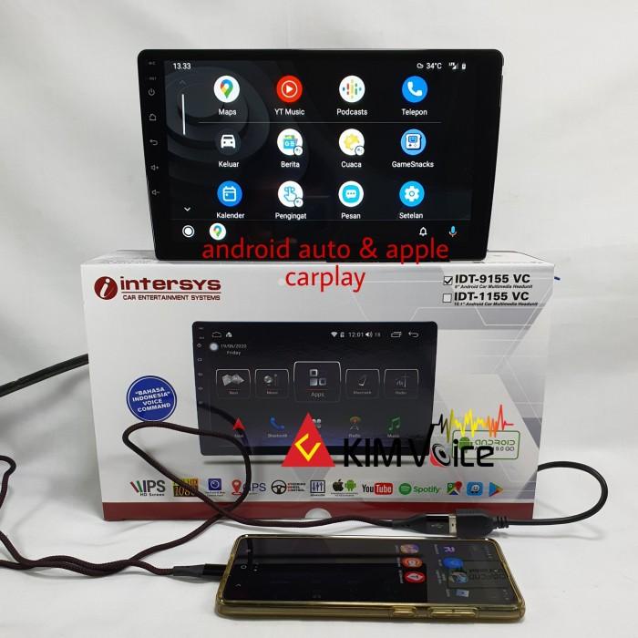 Head Unit Android INTERSYS IDT 1156 10 Inch RAM 2/16GB Layar IPS