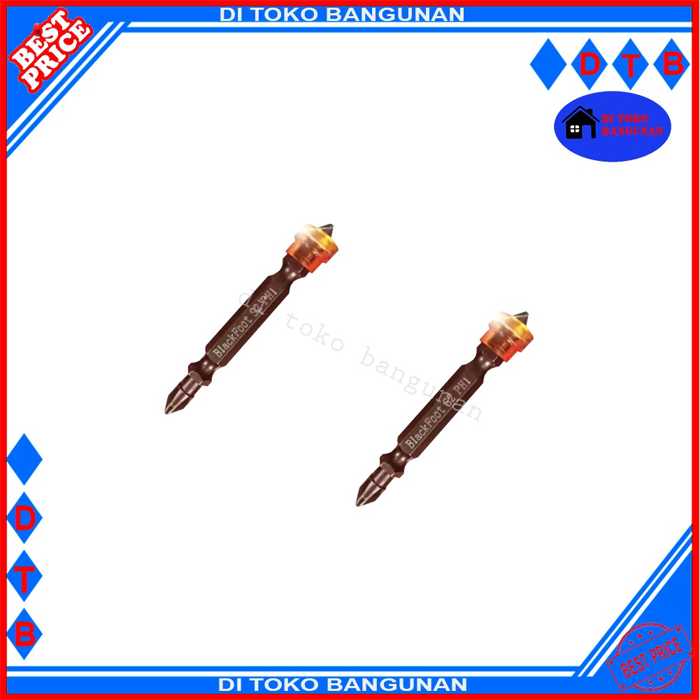Mata Obeng PH2 65MM Blackfoot Magnetic / Alat Pengencang Skrup