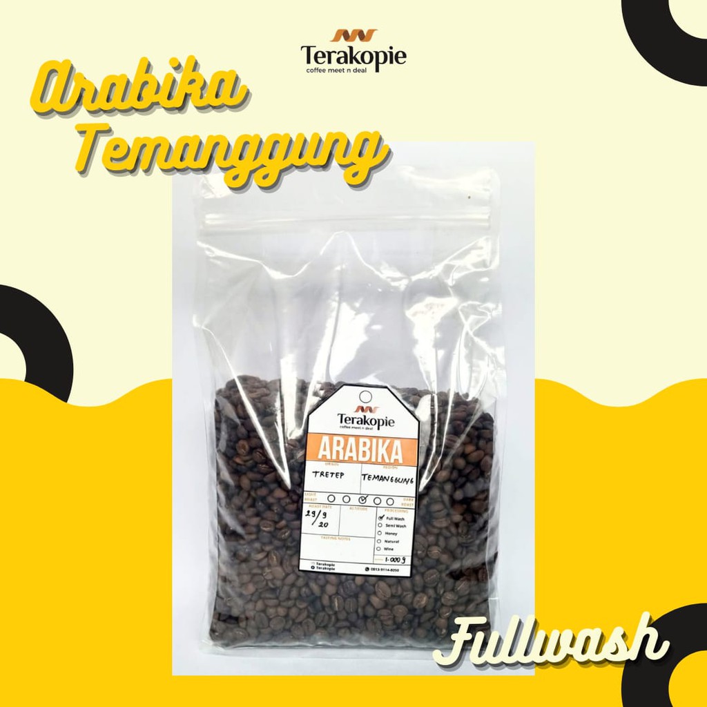 

Kopi Arabika Temanggung Full Wash - TERAKOPIE - 1Kg