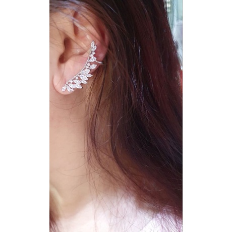 Anting Silver925 Perak Mata kilau Premium Quality Anti karat Starling Silver mata kilau 929