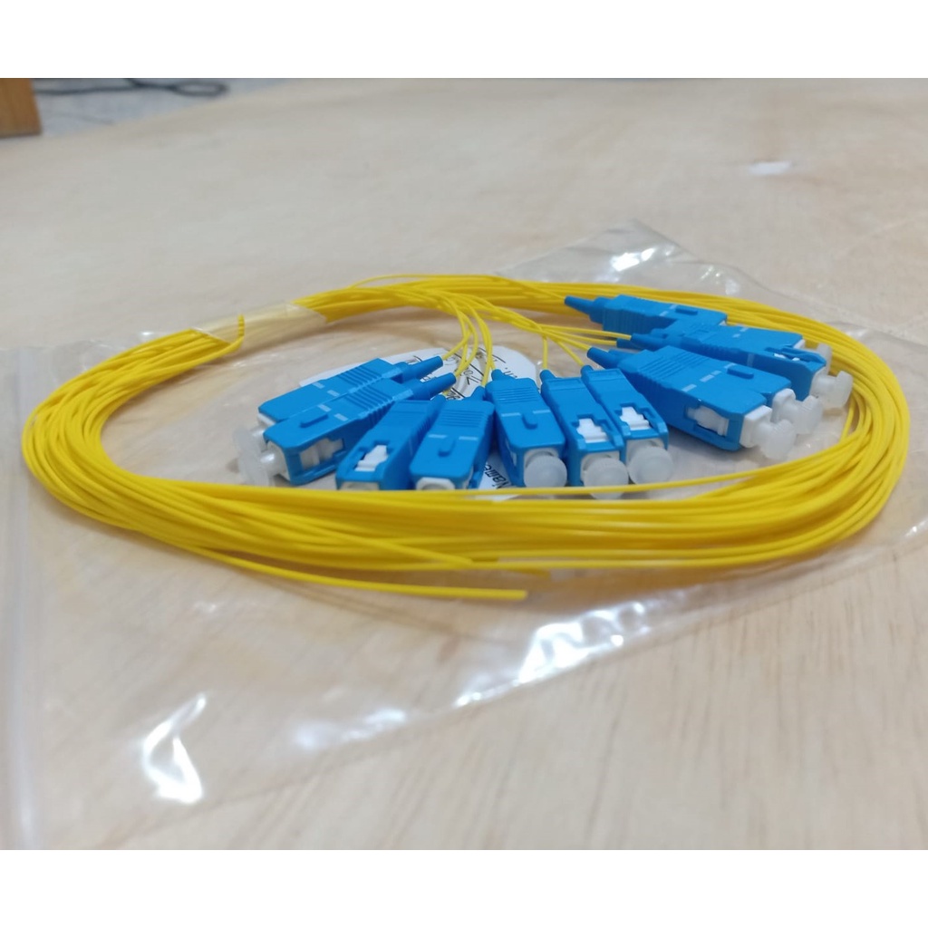 Pigtail SC UPC 0,9mm Single Mode/Panjang 1,5Meter Kabel Fiber Optik