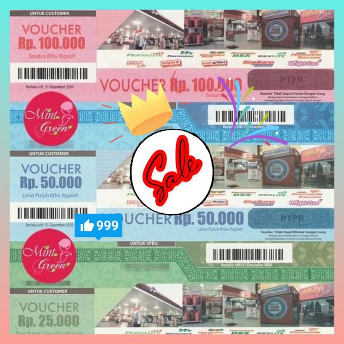 [[BISA COD]] Voucher Pertamina Retail Rp. 100.000 - SPBU COCO BBM Pertamax Series
