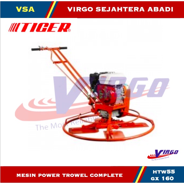 TIGER HTW-55 MESIN POWER TROWEL COMPLETE ENGINE BENSIN HONDA GX 160