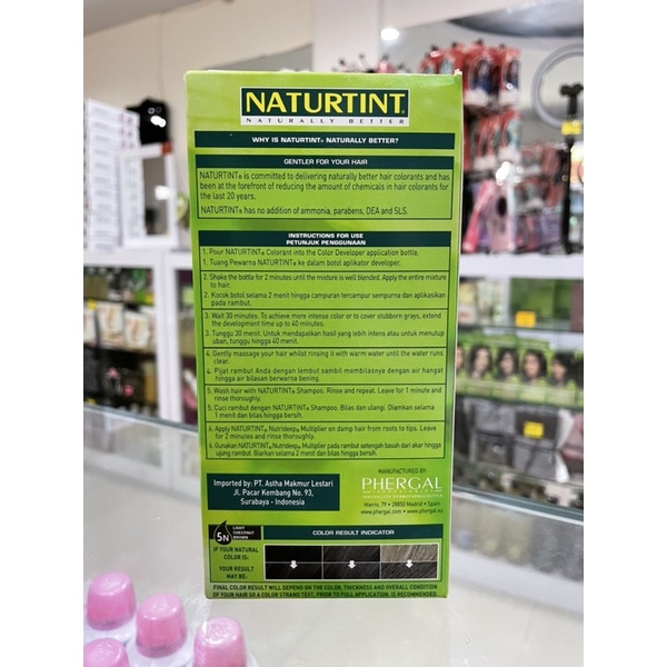 Naturtint Hair Color 150ml 5N Light Chestnut Brown