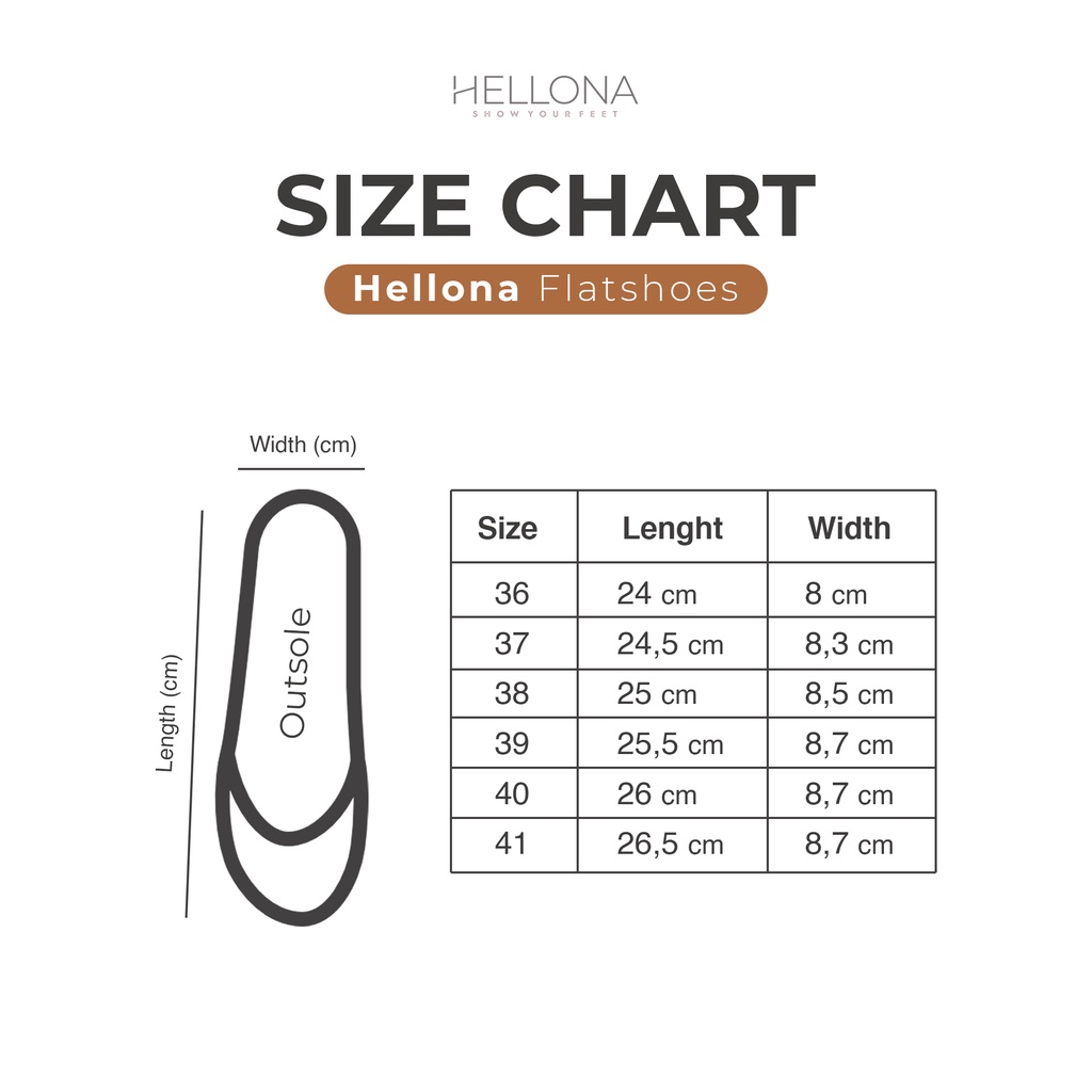 Hellona Alin Flatshoes Model Simply Sole Karet