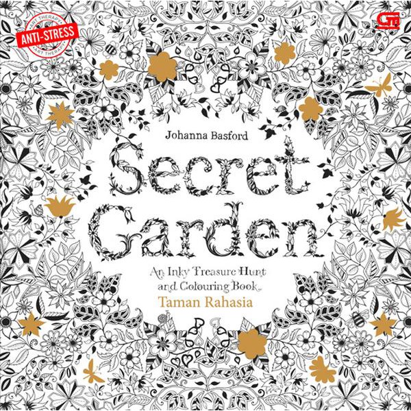 Download Buku Baru Asli Coloring Book For Adults Secret Garden Johanna Basford Gramedia Pustaka Utama Shopee Indonesia