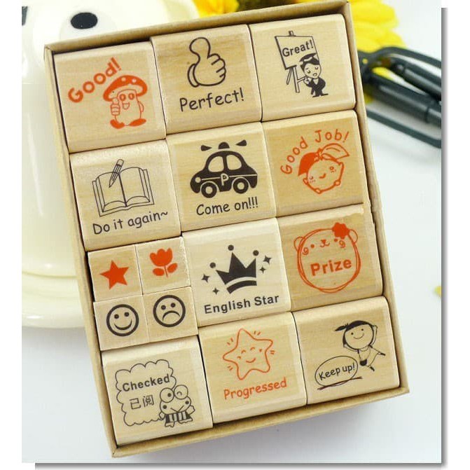 

Stempel motivasi anak sekolah / guru