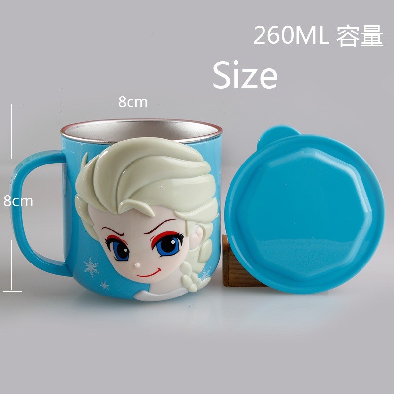 Gelas Minum Anak Mickey Minnie / Gelas Anak Elsa / Mug Anak