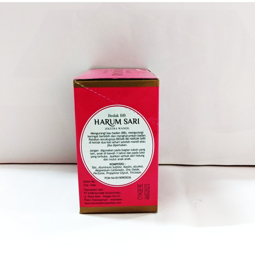 Bedak BB Harum Sari 130 gr (10 sachet @ 13 gr)