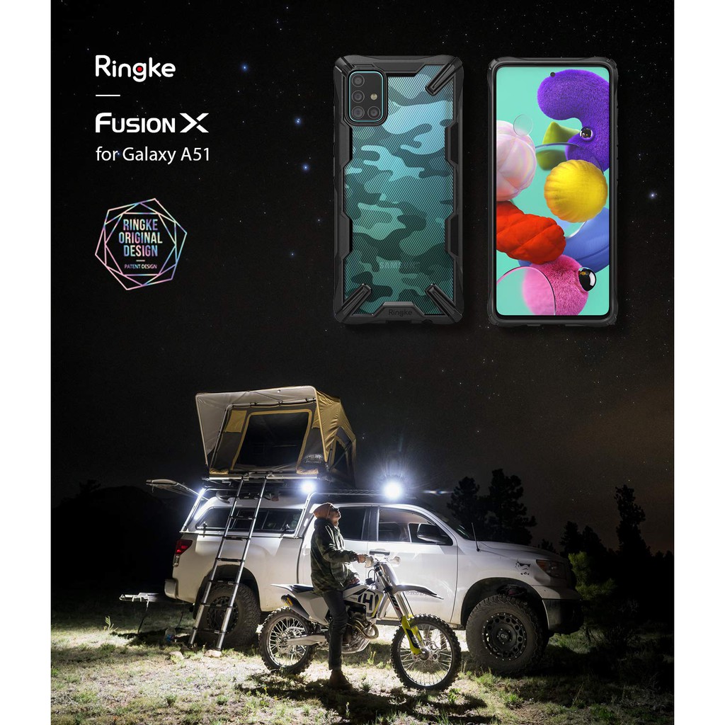 Case Samsung Galaxy A51 / A71 Ringke Fusion X Anti Crack Casing A52 Case A72