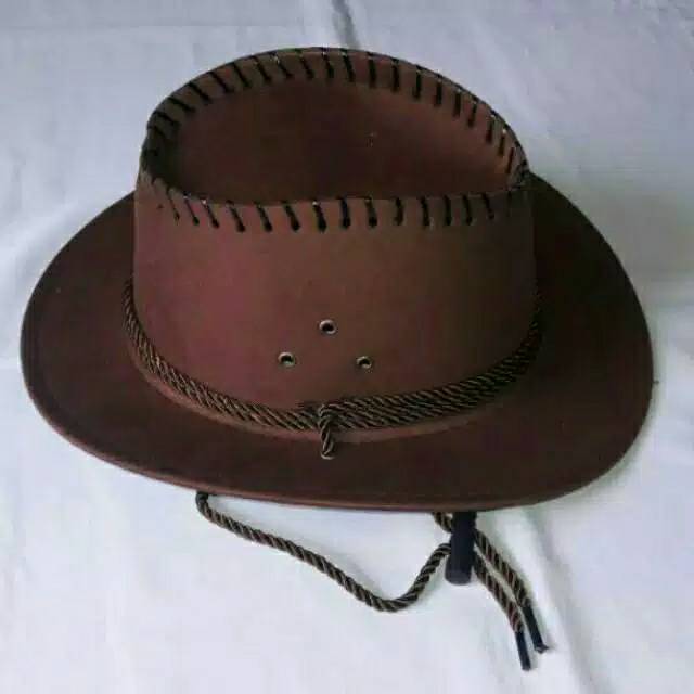 Topi koboi kulit topi koboy kecil topi koboy laken