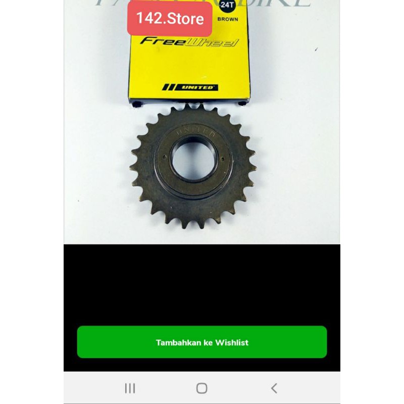 Freewhell Sepeda 24T Gear Belakang