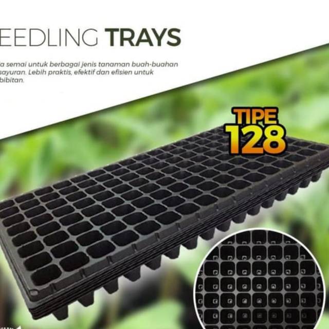 Tray Semai 128 Lobang