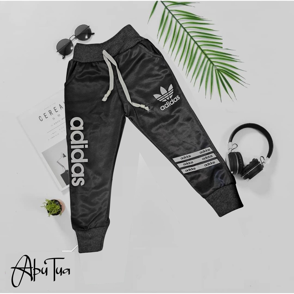 CELANA ANAK SANTAI PANJANG TRAINING JOGGER PREMIUM OLAHRAGA LAKI LAKI COWOK PEREMPUAN USIA 1-14TAHUN MOTIF SABLON BAHAN LOTTO