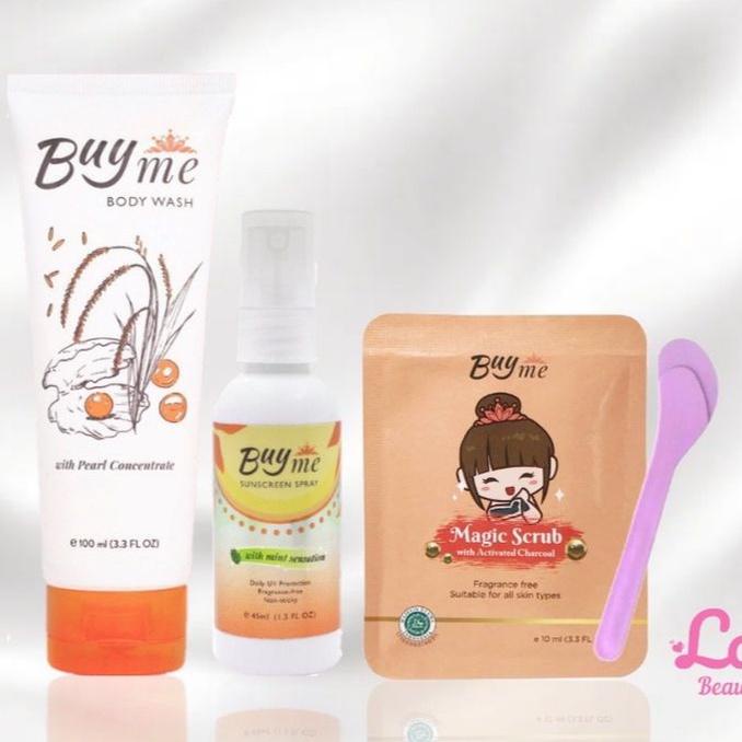 Pasti ready⭐ READY Buy me all variant series buyme scrub sunscreen body wash P5I
