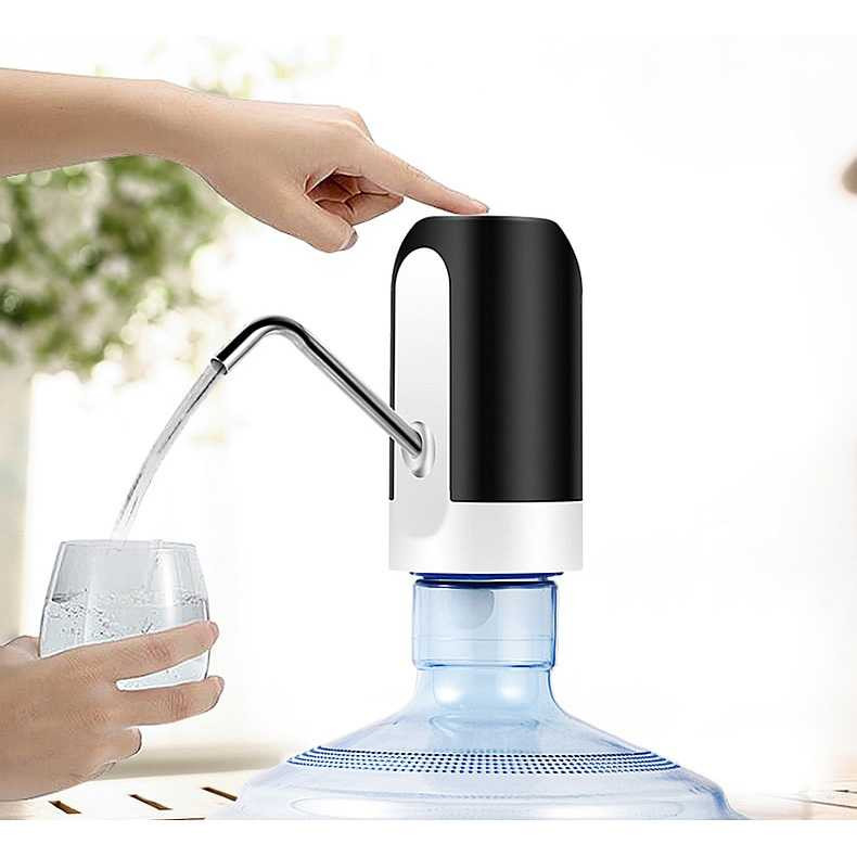 Pompa Air Galon Elektrik Otomatis Water Dispenser Pump USB Rechargeable Food Grade Minum Automatic