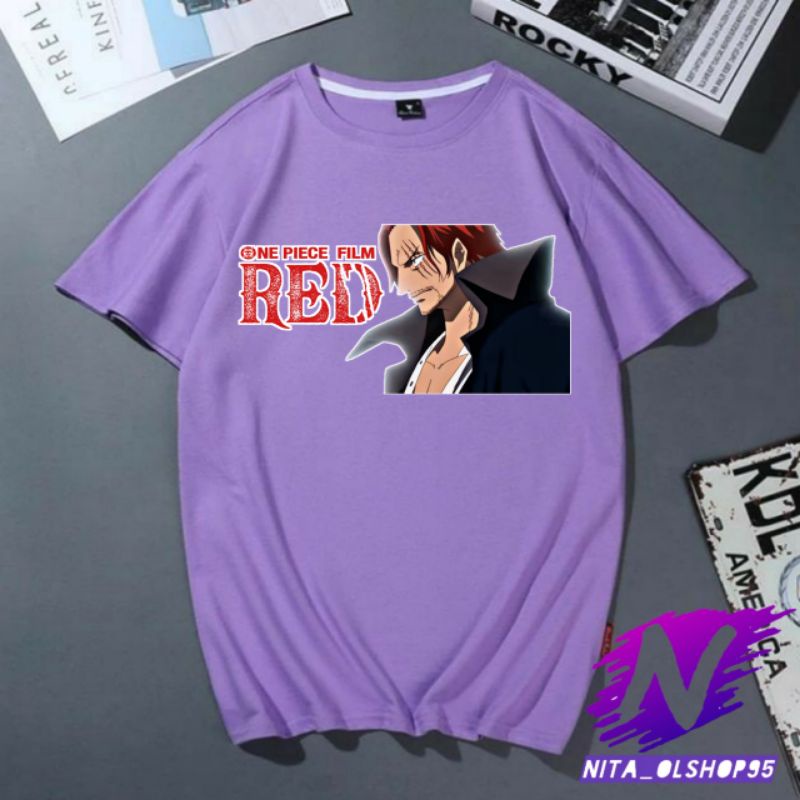 kaos anak akagami no shanks baju anak one piece film red